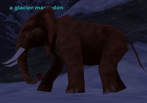a glacier mastodon